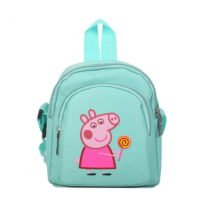  New Peppa Pig George Cartoon Plush Doll Toy Cute Wallet Backpack Boy Child Kindergarten Schoolbag C - 4000078671111