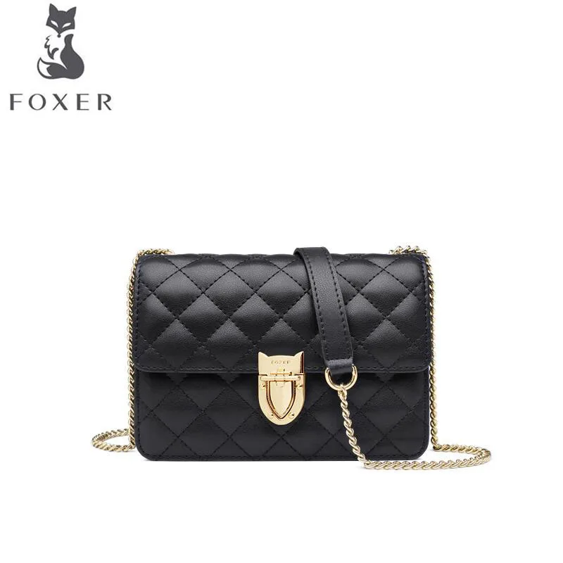 

FOXER designer bags famous brand women bags 2020 cowhide luxury handbags women bags designer women leather shoulder designer bag