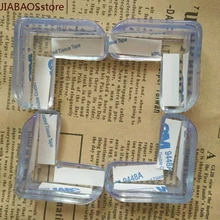 Protecteur d'angle de Table pour enfants, 4 pièces, protection de sécurité pour bébé, couvercle Transparent en forme de L 