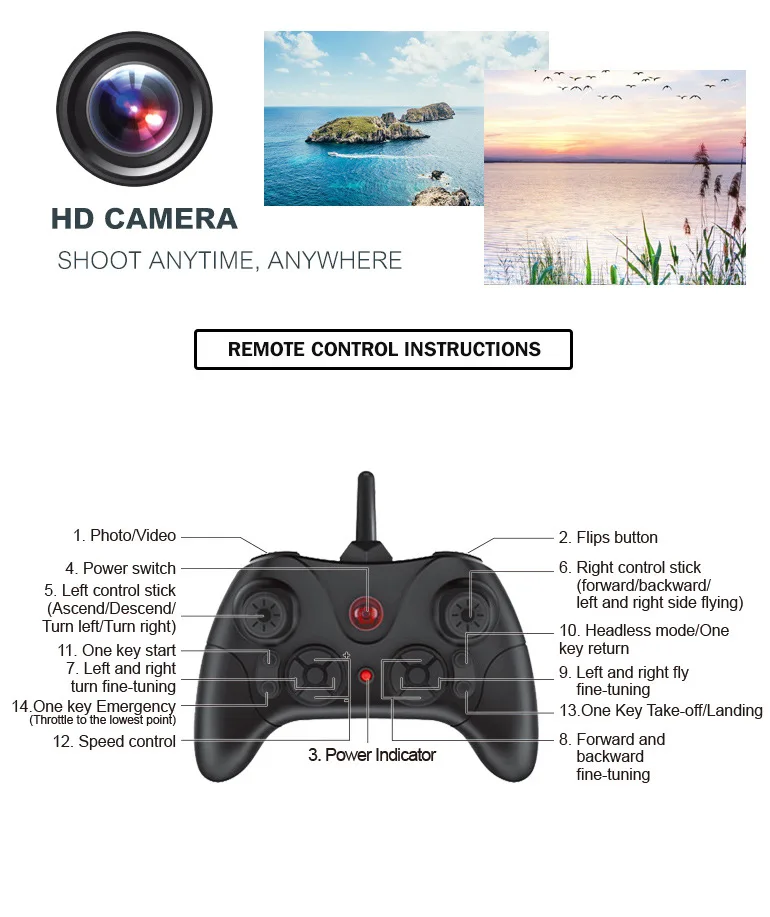 Lh-x35shwf30 сверхдлительный срок службы батарея давление Набор Высокая Квадрокоптер Wi-Fi передача изображения в реальном времени