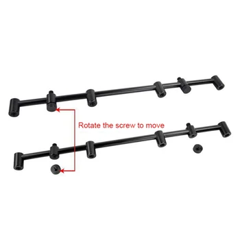 

Aluminium Alloy Fishing Rod Stand Holder Snag Bar Connector For Bite Alarm Fishing Supplies Bracket