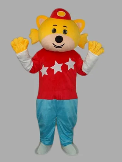 

Fashion Design star bear Mascot Costume Adult Birthday Party Fancy Dress Halloween Cosplay Outfits Clothing Xmas