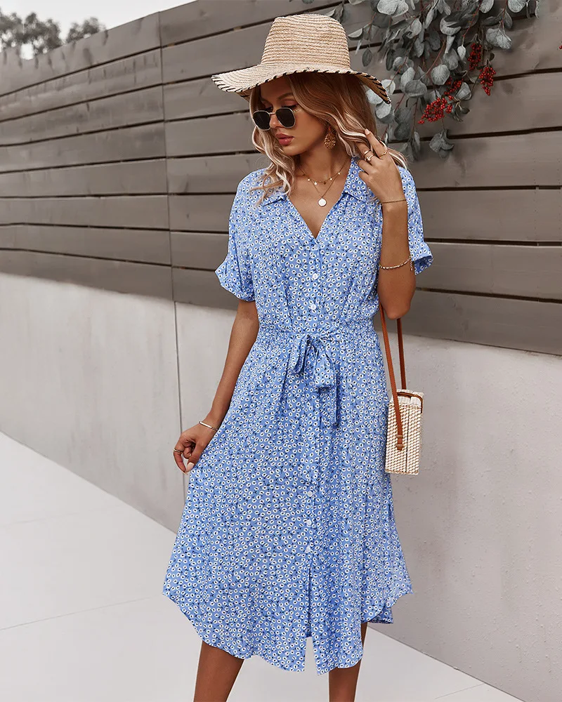 Women's Floral Shirt Dress | MSOW