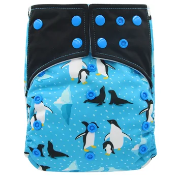 

Ohbabyka All-in-two AI2 Diapers Pocket Cloth Nappy Bamboo Charcoal Baby Cloth Diaper Double Gussets Baby Nappies Couche Lavable