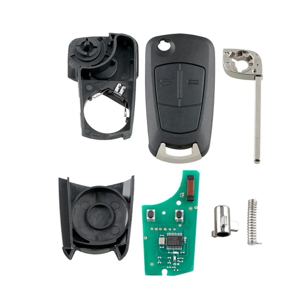 BHKEY 2 кнопки дистанционного ключа PCF7941 чип для Opel Vauxhall Delphi системы для Vauxhall Corsa D 2007- MERIVA B 2010- ключ