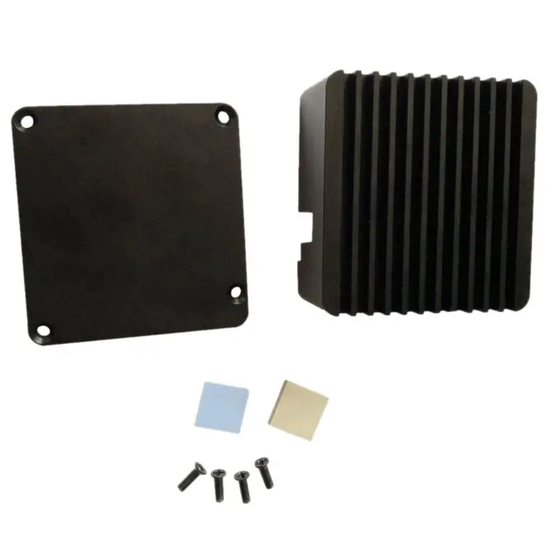 

Universal Aluminum Alloy Cooling Enclosure Metal Case for NanoPi R1S R2S Router X6HA
