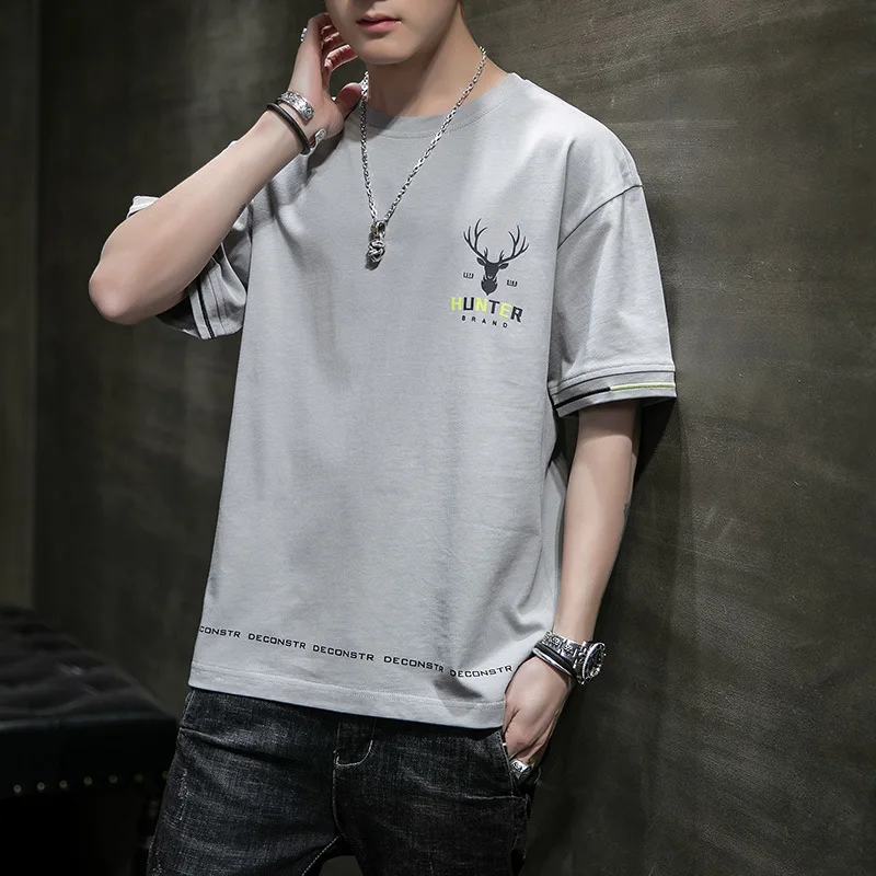 

Summer top fashion t-shirt men new 2020 tops hip hop t shirt Cotton short sleeves tee shirt homme Flash shirt