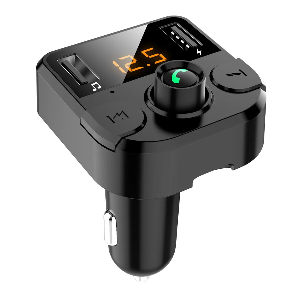 

Car Bluetooth 5.0 FM Transmitter Wireless Handsfree Audio Receiver Auto MP3 Player 3.1A Dual USB Fast Charger Car Accessories