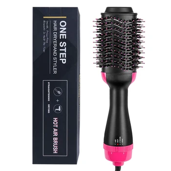 

Hair Dryer Brush Hot Air Brush Hair Dryer & Volumizer 4 in 1 Multifunctional Negative Ions Hair Blow Dryer Straightener Brush