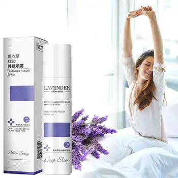 

Lavender Essential Oils 80ml Lavender Sleep Spray Help Deep Sleep Mist Pillow Spray with Insomnia Therapy Best Aromatherapy Calm