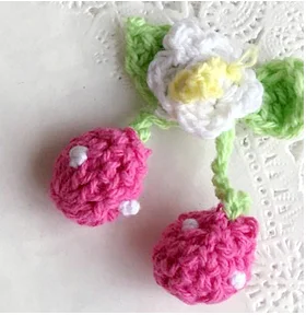 Rose red 30PCS 30 шт./лот, ручная работа, шерстяная пряжа, вязаная крючком, Цветочная аппликация, пэчворк, сделай сам, рукоделие, аксессуары для шитья, ткань, паста 168 - Цвет: Rose red 30PCS