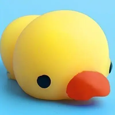 Yellow duck Мягкая игрушка в виде животного, соковыжималка, мочи, увеличивающая стресс, аберрант, мячик, мягкий, липкий, милый, забавный подарок - Цвет: Yellow duck