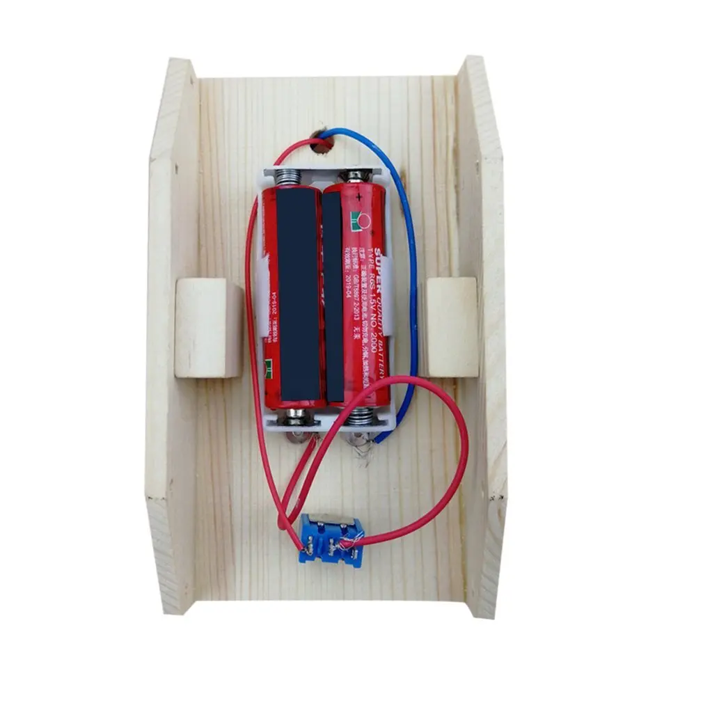 DIY ручной электрический бак Наука Обучающие игрушки Сборка Танк Новинка сборкой