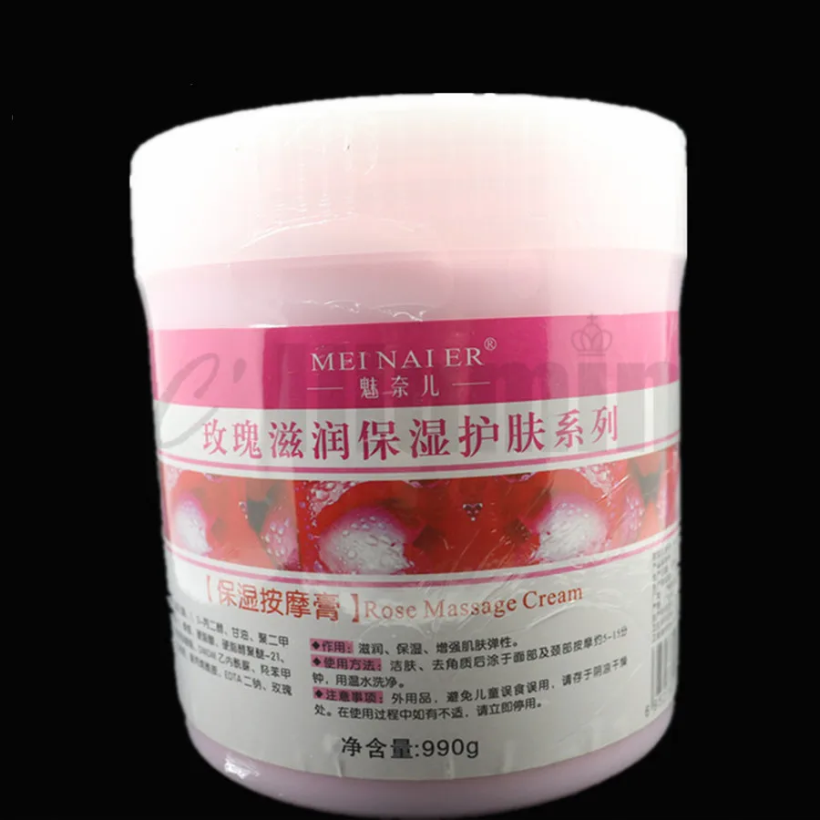 rose-essence-massage-cream-990g-facial-full-body-moisturizing-mild-beauty-salon-massage-cream