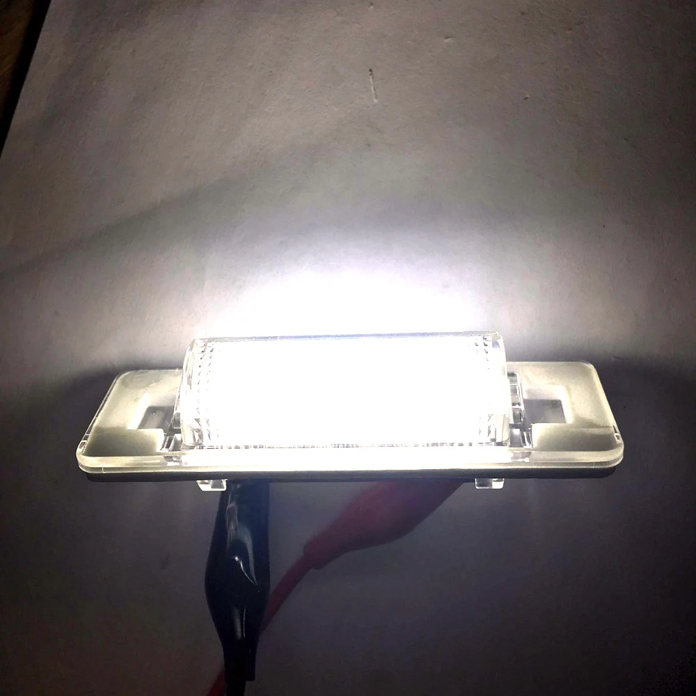 2 шт. 18SMD светодиодный номерной знак свет лампа с обманкой для Benz Smart для двоих, купе-трансформер 450 451 W450 W453 Автомобильный свет