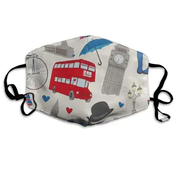 

Face Mask Doodle Piano Key Amazing Cycling Half Face Earloop Nose Mask For Woman