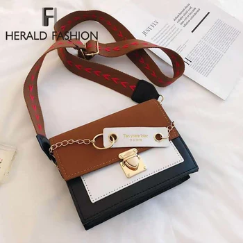 

Women's Shoulder Bags Pu Leather Designer Luxury Messenger Bags Metal Buckle Crossbody Bags Purse 2020 Female Travel Handbags