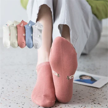 

Small Daisy Candy Color Ankle Socks Pack Women Best Summer Boat Socks Lot Cotton No Show Socks Girl Low Cut Socks Slipper Socks