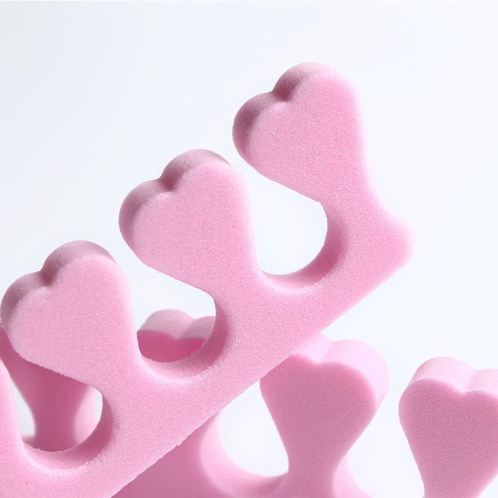 10/20/50Pcs Nail Art Toes Separators Soft Sponge Finger Separator Cotton UV Gel Polishing Manicure Pedicure Nail Holding Tools