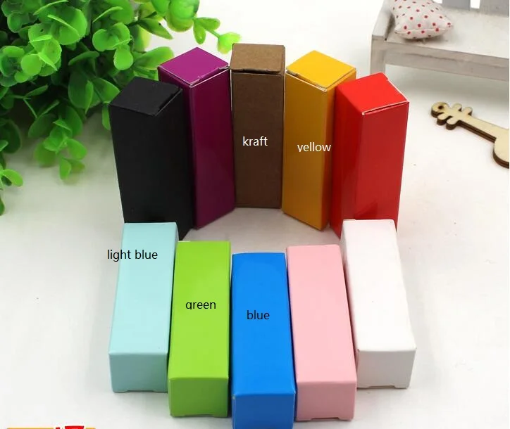 

2*2*7.1 cm kraft paper nail polish bottles box,cosmetic packaging box,lipstick package paper box,custom lipstick boxes