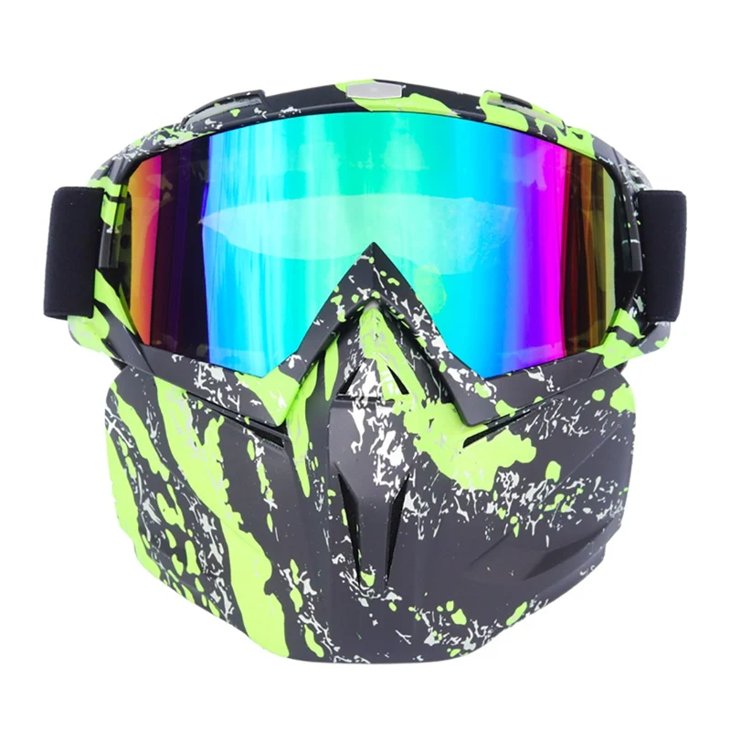 Cycling Goggles Detachable Protective Outdoor Sports Motorcycle Riding Skiing Glasses