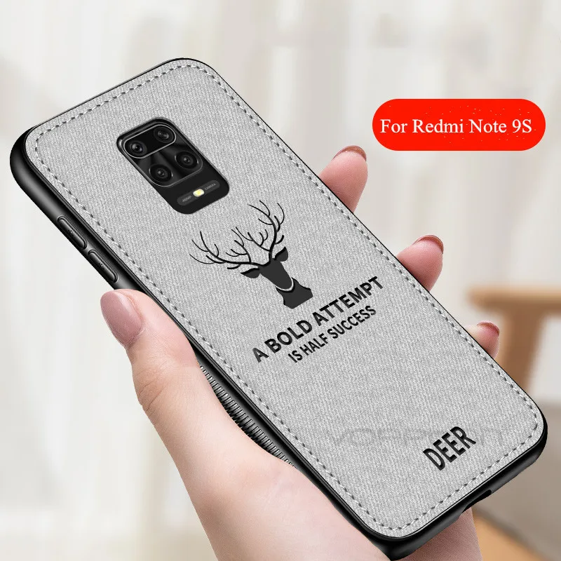 Классический тканевый чехол для Xiaomi Redmi Note 9S 9 Pro Max с изображением животных
