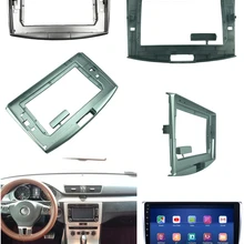 Panel de salpicadero estéreo para coche, Kit de marco de 10,1 pulgadas, soporte de consola central, para Volkswagen Passat B7/CC/Magotan