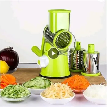 

3 In 1 Multi Function Grater Vegetable Shredded Potato Machine Vegetable Grater Slicer Manual Cabbage Chopper Kitchen Gadget New
