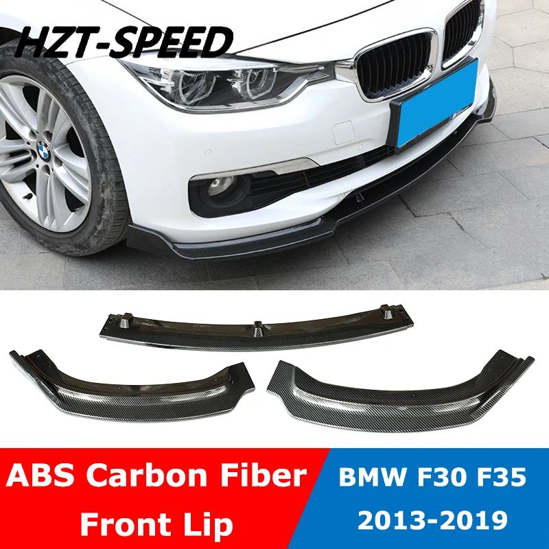F30 3 шт. Раздельный ABS передний бампер лопата для губ спойлер BMW серии F35 320LI