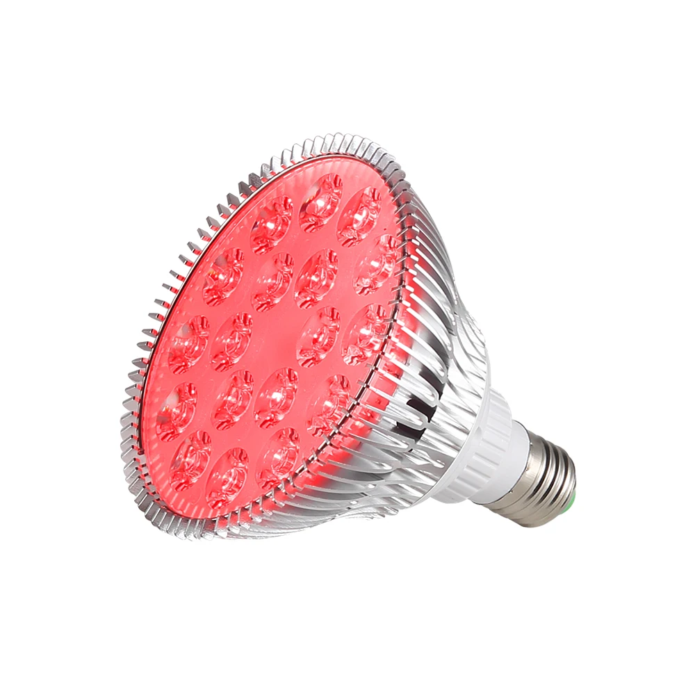 54Watt Red Light Therapy Bulb E27 660nm 850nm Near Infrared Lamp for Skin and Pain Relief Grow LED|Промышленные LED-лампы| |