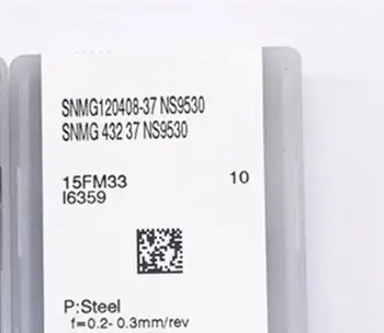 

10pcs/Box New Tungaloy SNMG120408-37 NS9530