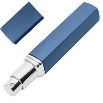

12ml Portable Aluminum Empty Perfume Bottle Refillable Bottle Glass Pump Atomiser Case Cosmetic Spray Bottle