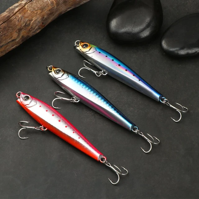 95mm 40g Minnow & Pencil Lead Sea Bass Tuna Ocean Fishing Lures