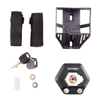 

Anti-Theft Mountain Bike Lock Hamburg Lock Anti-Hydraulic Shearing Folding Lock For Bike, Motorcycle, Bicycle, Door