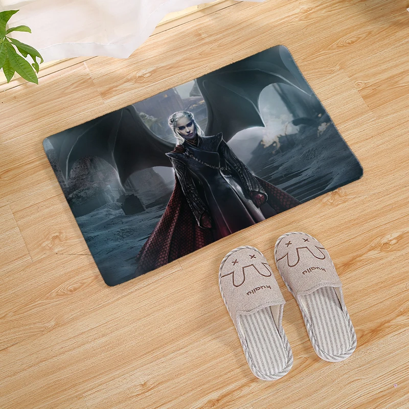 

Game of Thrones Print Door Mat Kitchen Carpet Living Room Hallway Bathroom Entrance Non-slip Floor Mat Home Decor 80cm