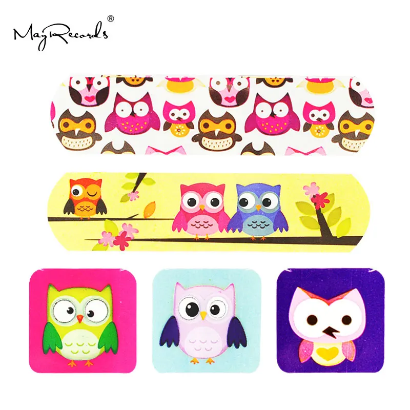 Pack of 100pcs/5boxes Assorted Breathable Waterproof Cartoon Adhesive Bandages Hemostasis Band Aid for Children Kids