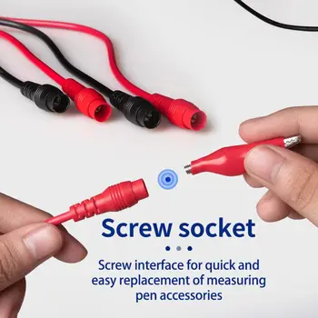 

18 in 1 Multimeter Test Lead Kit with Alligator Clip Extension Probe Screwdriver