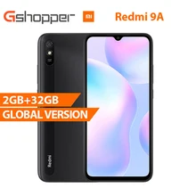 Global Version Xiaomi Redmi 9A Mobile Phone 2GB 32GB MTK Helio G25 Octa Core 6.53" Screen 5000mAh 13MP Rear Camera Smartphone