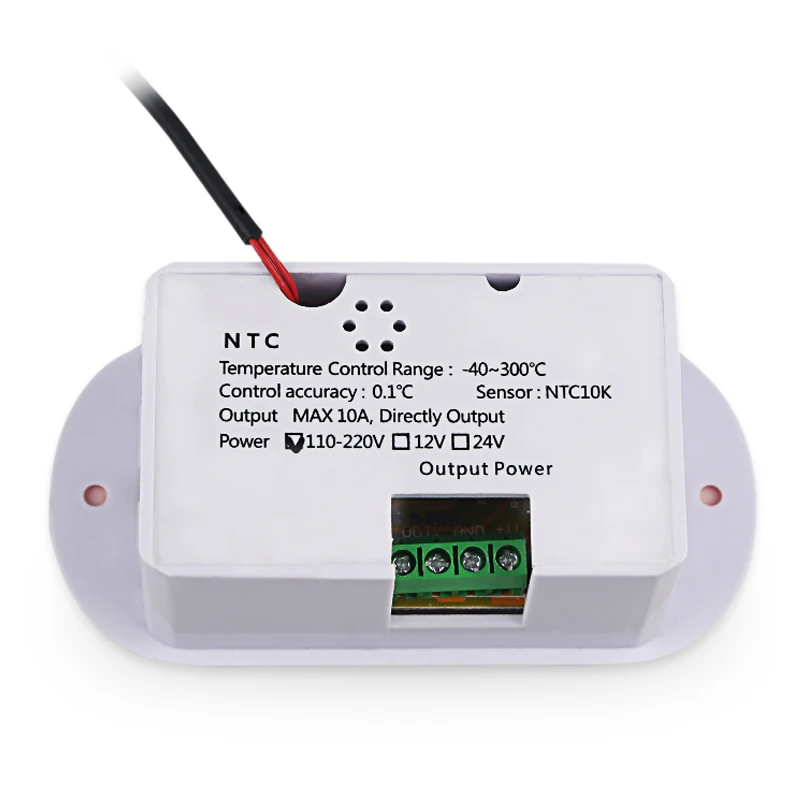 AC 220V 10A Digital Thermostat Temperature Controller Direct Output Egg Incubator Temperature Regulator Control Switch