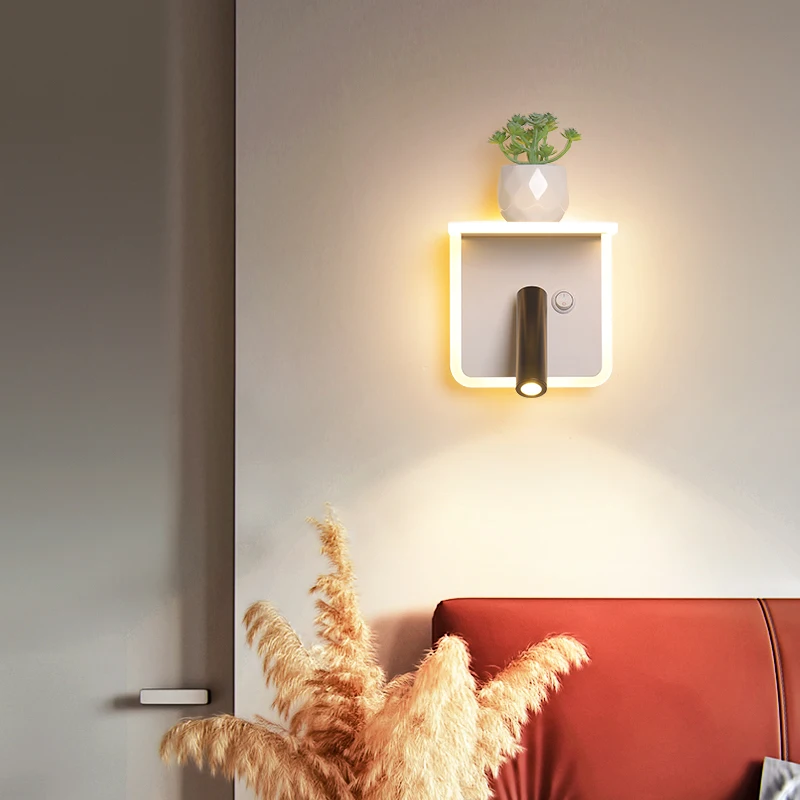 Skup Minimalistyczna nowoczesna lampa sufitowa led salon lampka nocna do sypialni korytarz alejek balkon odzież makijaż pokój roślin kinkiet lampa