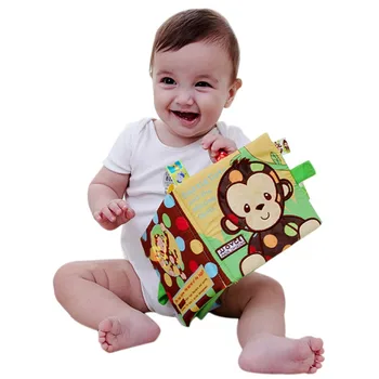 

2020 Baby Soft Cloth Books Infant Boys Girls Educational Toys For Newborn Baby Learning Night Story Book cute 2020