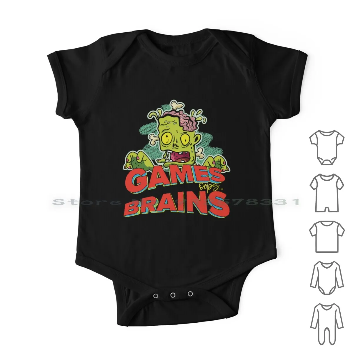 

Gamer Zombie Funny Halloween Costume Newborn Baby Clothes Rompers Cotton Jumpsuits Zombie Gamer Costume Video Games Zombie Pun