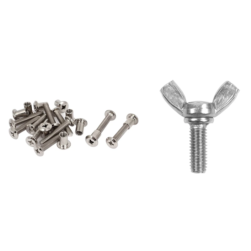 Métrica M6x16mm Tuerca de mariposa de metal de acero inoxidable Tuerca Métrica M6x16mm Tuerca de mariposa de metal de acero inoxidable Tuerca