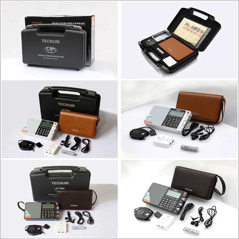 TECSUN PL-880 ラジオ受信機 Tecsun PL-880 FM/AM/MW/LW/SW SSB フルバンドデジタル
