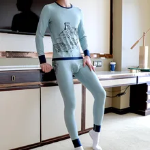 Новое модное зимнее термобелье, мужские хлопковые кальсоны