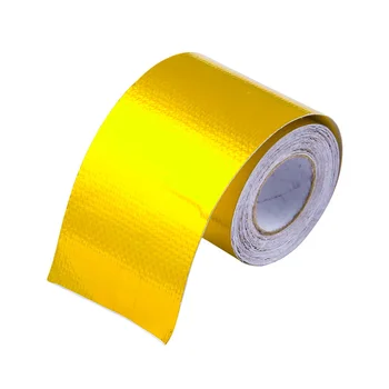 

10m*5cm Aluminum Foil Adhesive Reflective High Temperature Heat Shield Wrap Tape Good viscosity for vehicles boats car Dropship