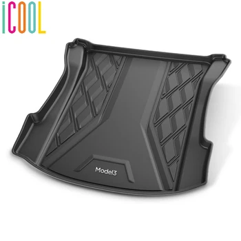 

Rear Trunk Foldable Mats Tail Cargo Storage Box Anti Water Pads Protective Cushion for Tesla Model 3 Styling Accessories