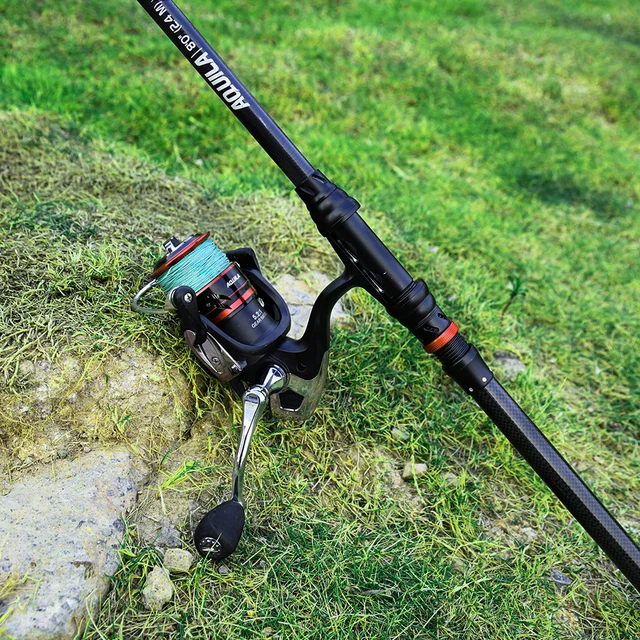 12ft TELESCOPIC FISHING ROD AND REEL SET FOR PIKE