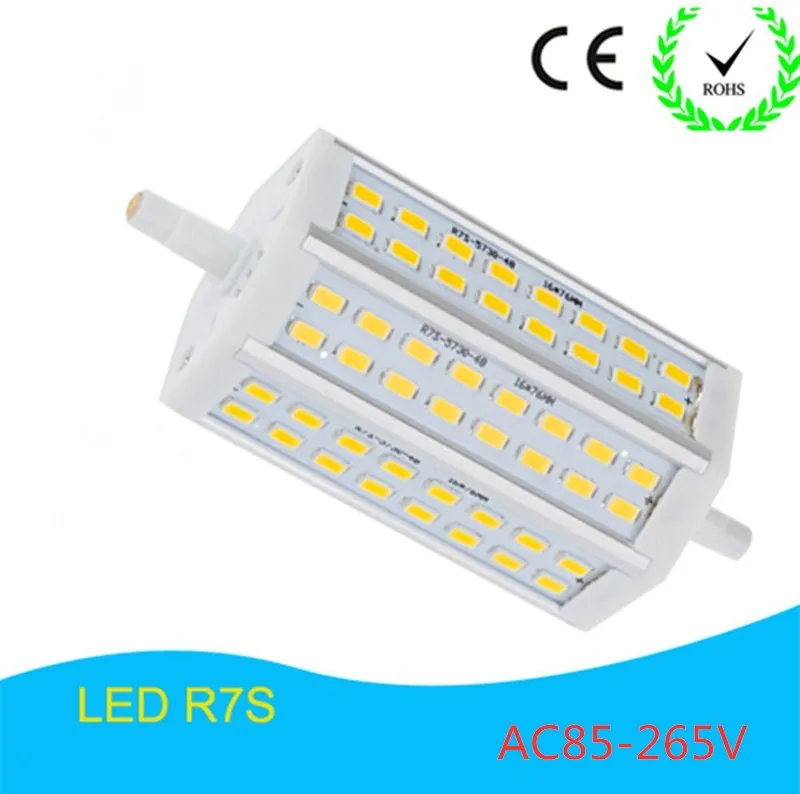 

R7S LED 118mm 78mm 135mm 189mm 10W 20W 25W 30W 118mm dimmable led Bulb R7S light J118 lamp with fan AC110-240V 220V 230V 240V