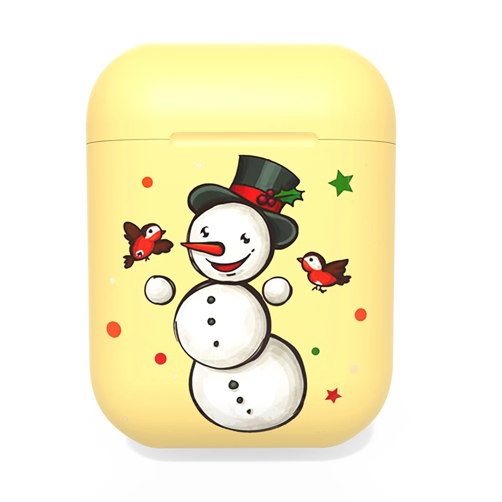 Snowman YE Новые I12 TWS Max Bluetooth наушники 5,0 Bluetooth гарнитура Беспроводные наушники с микрофоном Siri для телефона - Цвет: Snowman YE